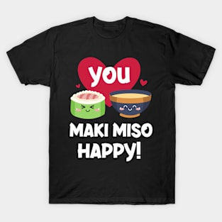 Sushi Maki Soup Funny Soy Sauce Tempura T-Shirt